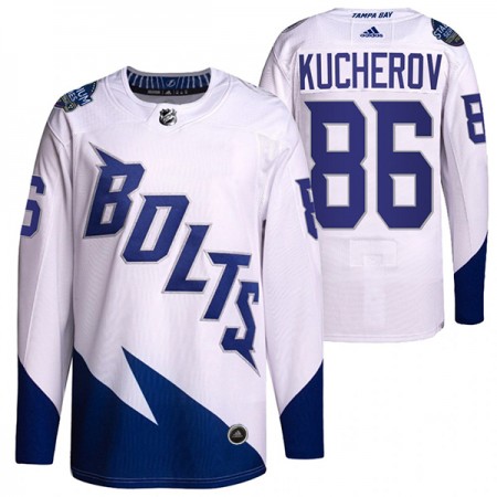 Tampa Bay Lightning Nikita Kucherov 86 Adidas 2022 Stadium Series Authentic Shirt - Mannen